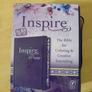 Inspire Purple Bible for Coloring & Journaling